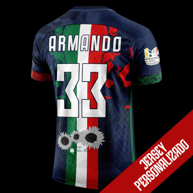 Jersey visitante personalizado